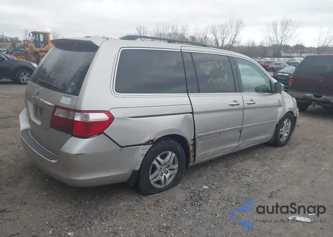 2007 Honda Odyssey Touring from USA, damaged, VIN 5FNRL38867B047393